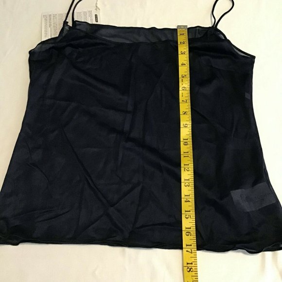 ROBERTA di CAMERINO Women's Blue Spaghetti Strap Sleeveless Tank Top Size 46 XL - Picture 5 of 14